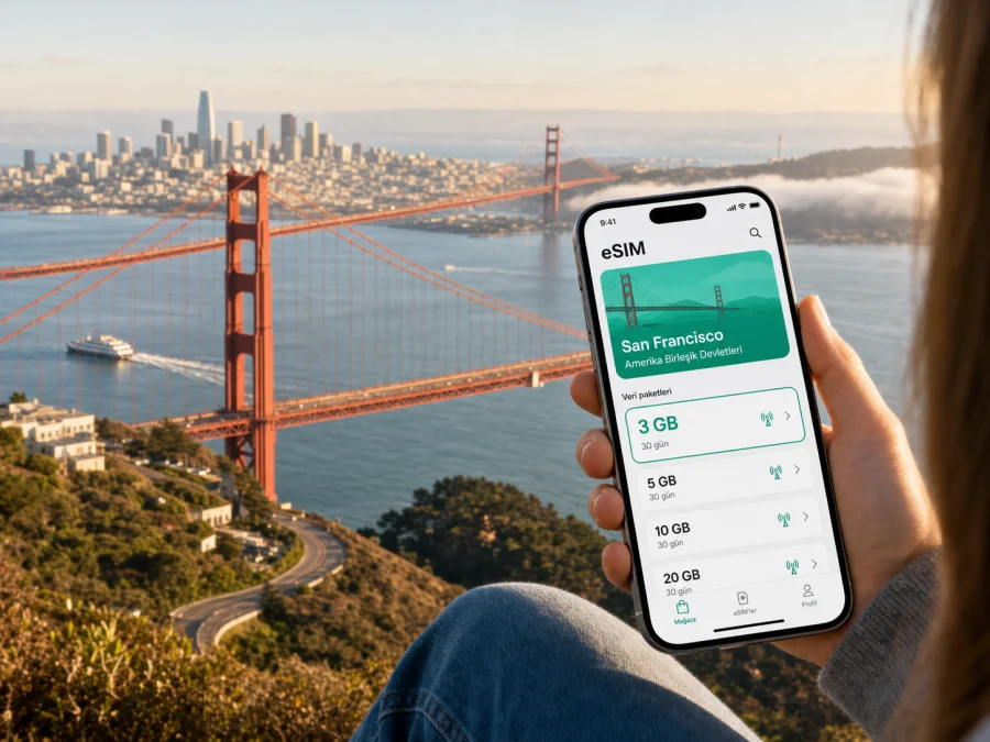 San Francisco eSIM: mobil internet rehberi
