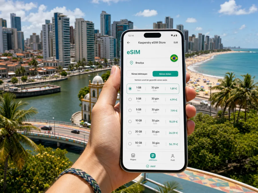 Recife eSIM: mobil internet ve bağlantı rehberi