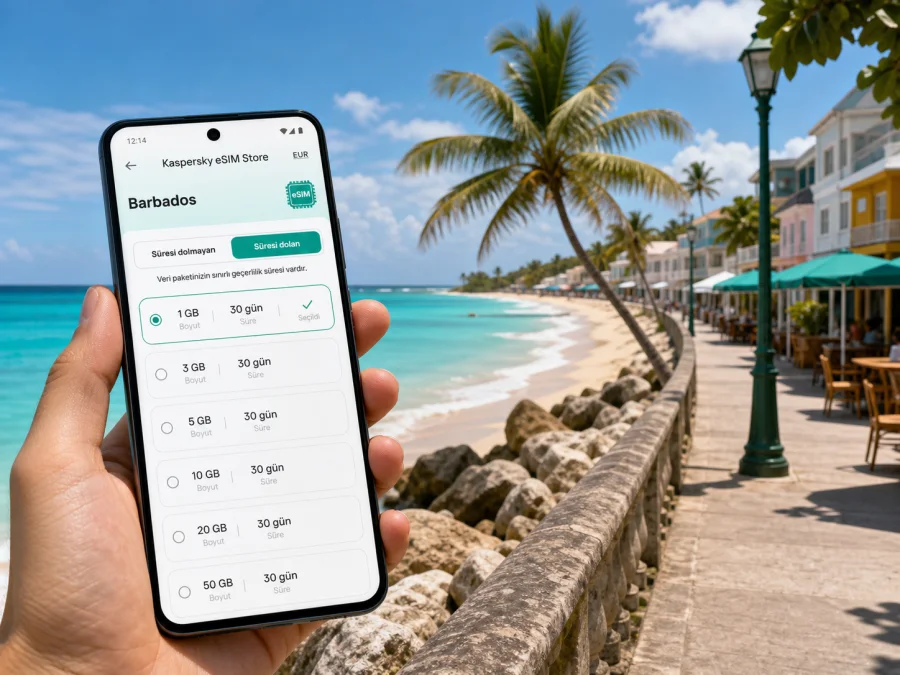 Worthing eSIM: Barbados’ta mobil internet