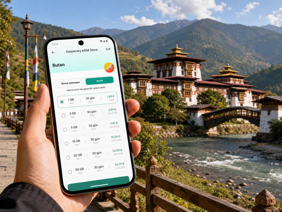 Wangdue Phodrang eSIM ve mobil internet