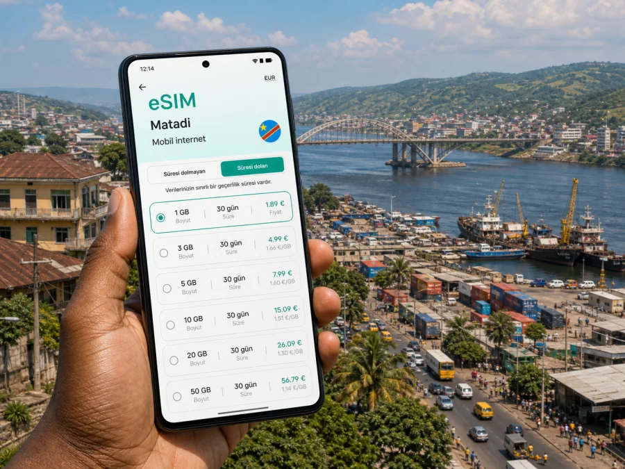 Matadi eSIM: mobil bağlantı ve internet
