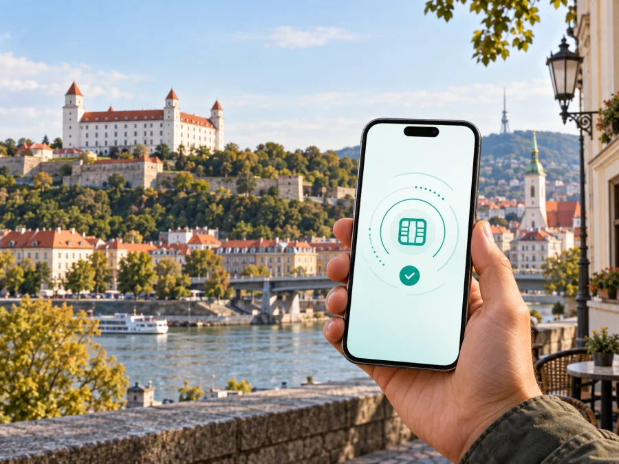 Orange eSIM Slovakya'da: kurulum ve seyahat rehberi