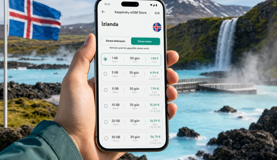 İzlanda eSIM: mobil internet rehberi