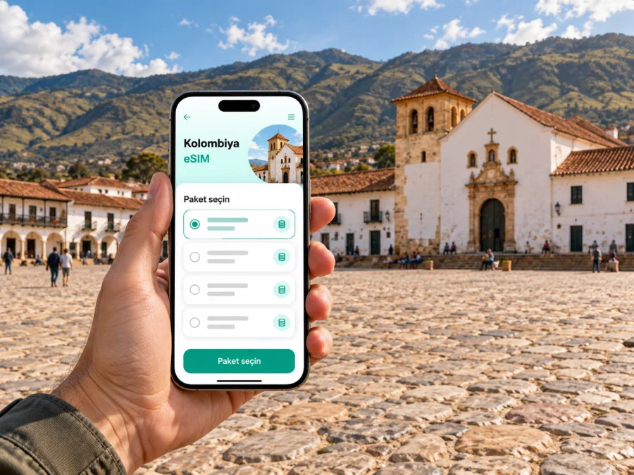 Villa de Leyva eSIM: Kolombiya'da mobil internet