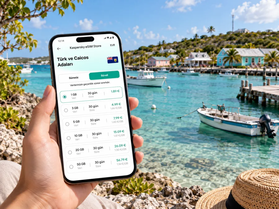Güney Caicos eSIM: Mobil İnternet Rehberi