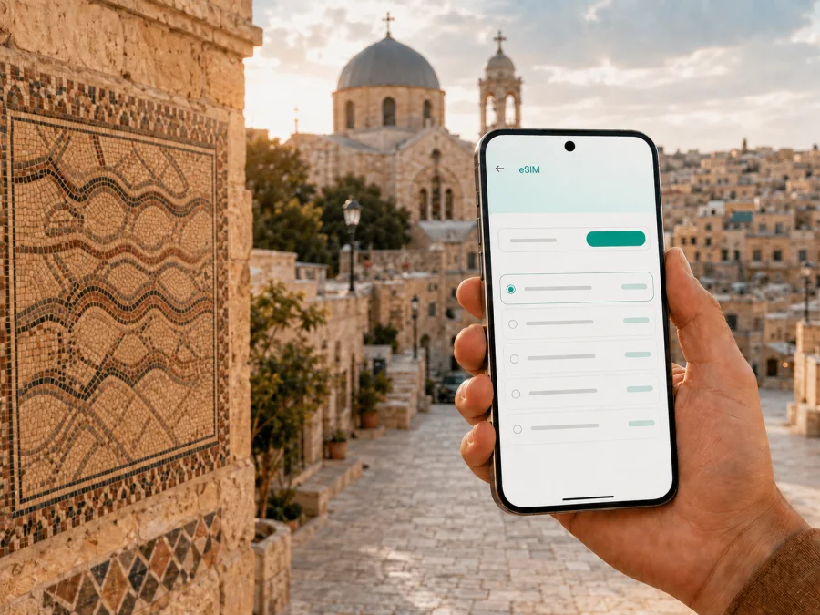 Madaba’da eSIM: Mobil İnternet ve Bağlantı Rehberi