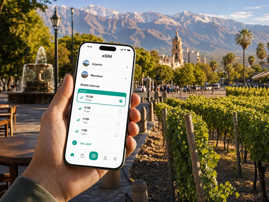 Mendoza eSIM: mobil internet rehberi