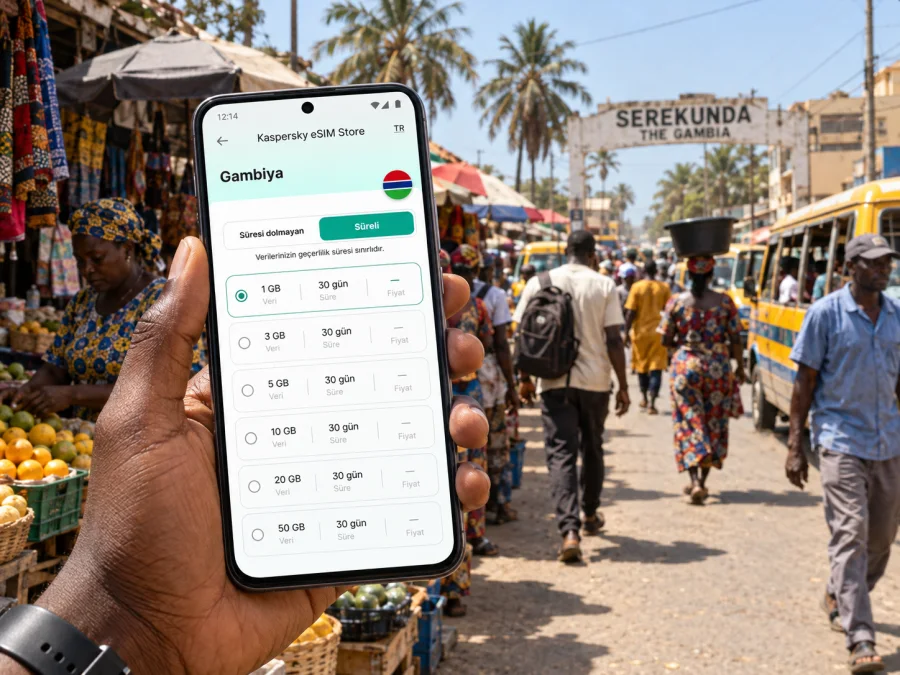 Serekunda eSIM: Gambiya’da mobil internet