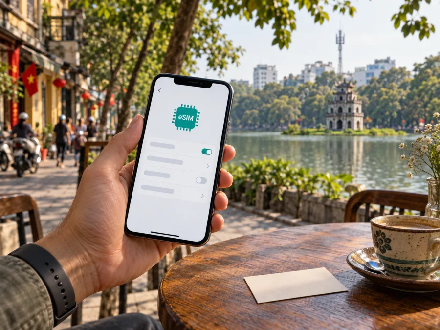 MobiFone eSIM Vietnam: turistler için kurulum rehberi