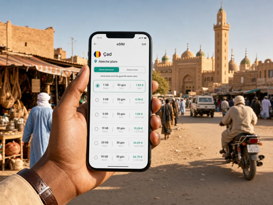 Abeche eSIM: mobil internet rehberi