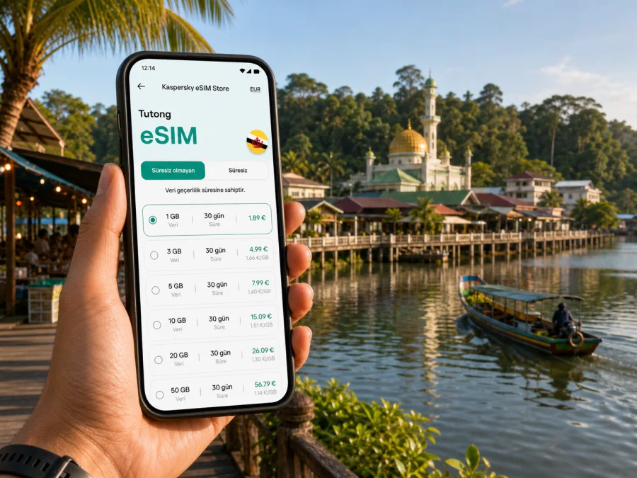 Tutong eSIM: mobil internet rehberi