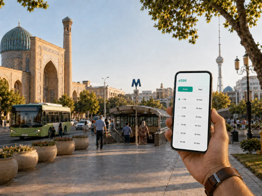 Taşkent eSIM: mobil internet ve bağlantı rehberi