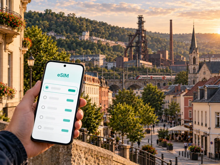 Differdange eSIM: mobil internet rehberi