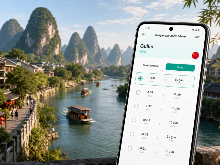 Guilin eSIM: mobil internet rehberi