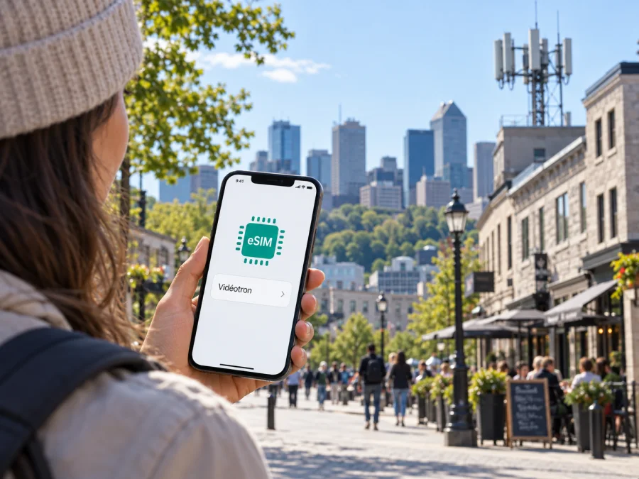 Vidéotron eSIM Kanada’da: uyumluluk ve başvuru