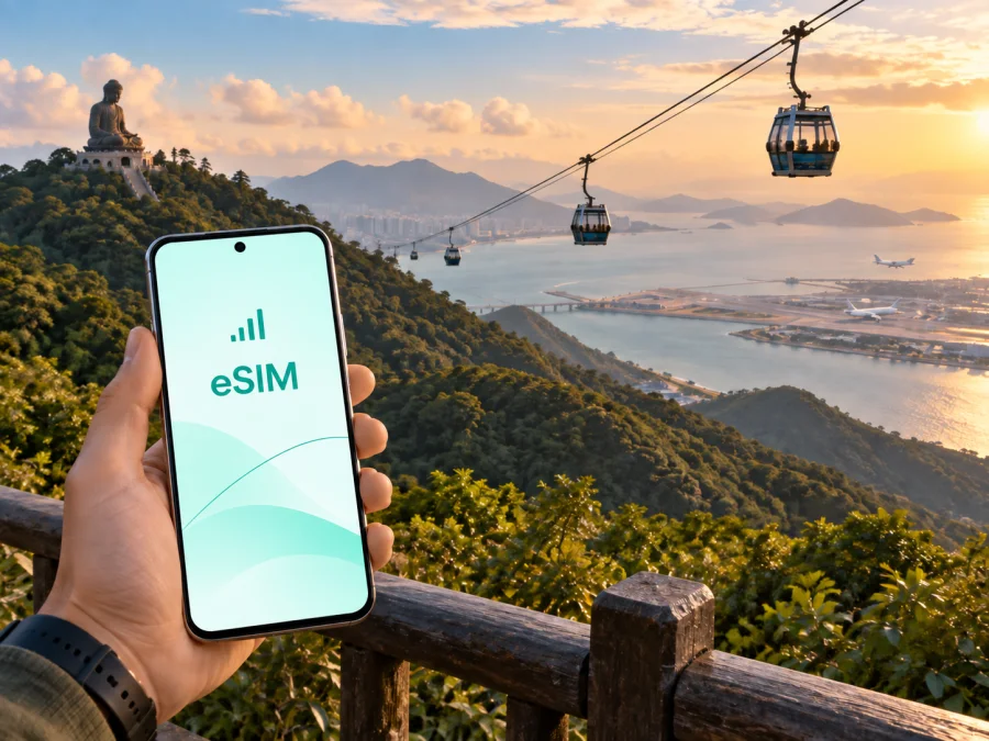 Lantau Adası eSIM: Hong Kong'da mobil internet