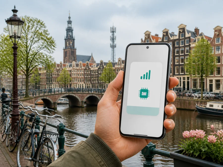 Odido eSIM Hollanda'da: Kurulum ve seyahat rehberi