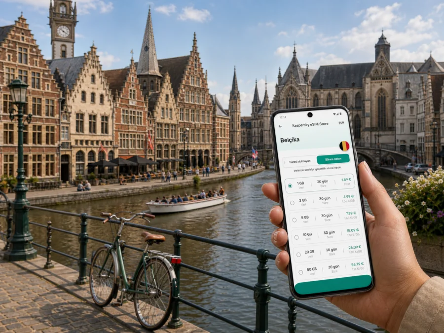 Gent eSIM: mobil internet rehberi