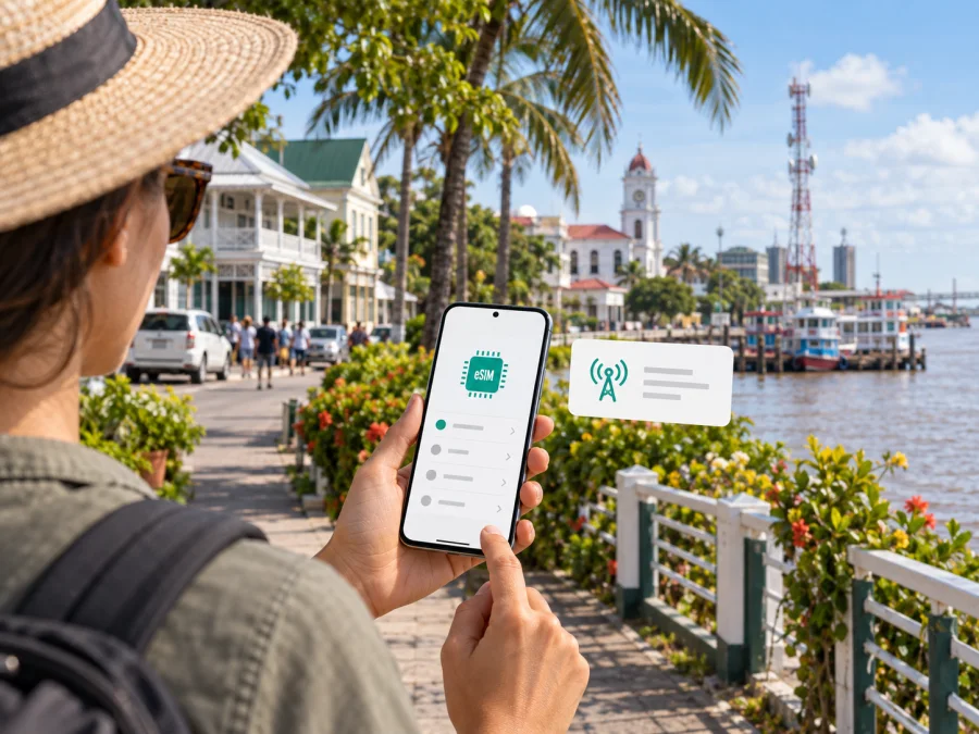 One Communications Guyana eSIM: Porto Riko'da kullanım