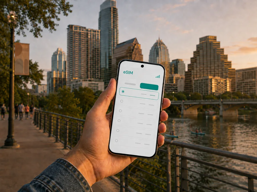 Austin eSIM: mobil internet ve bağlantı rehberi