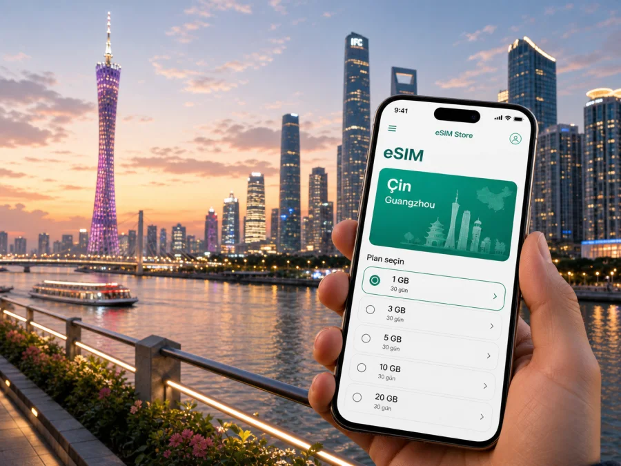 Guangzhou eSIM: mobil internet rehberi