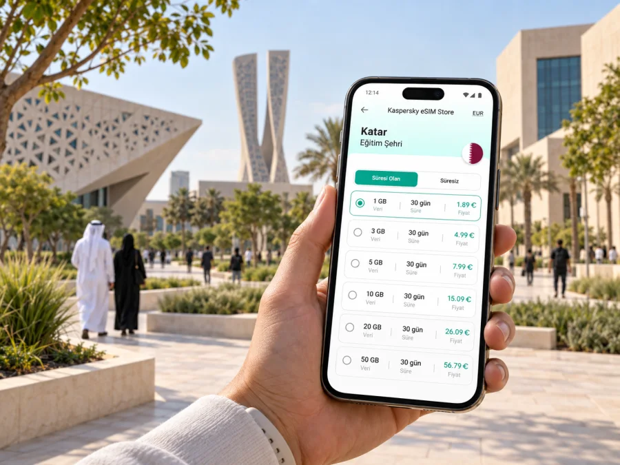 Eğitim Şehri eSIM: Katar’da mobil internet rehberi