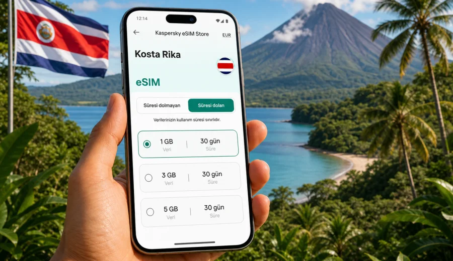 Kosta Rika eSIM: mobil bağlantı ve internet