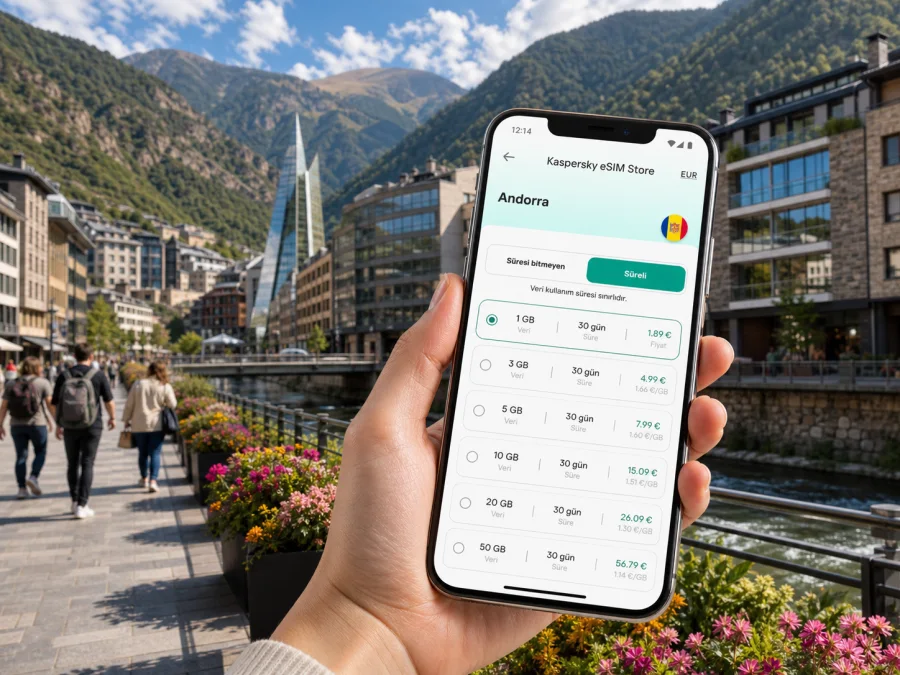 Andorra la Vella eSIM ve mobil internet