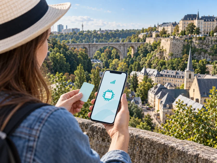 Luxembourg Online eSIM Lüksemburg’da: Kurulum Rehberi