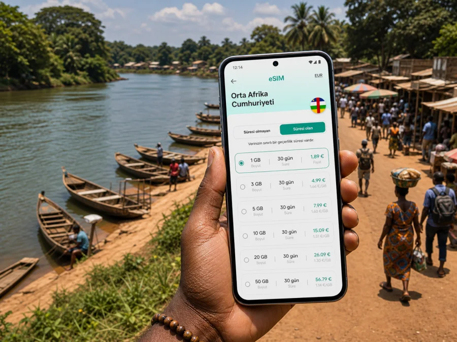 Bangassou eSIM: mobil internet rehberi