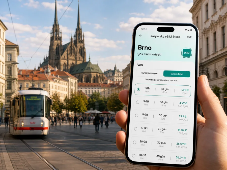 Brno eSIM: mobil internet ve bağlantı rehberi