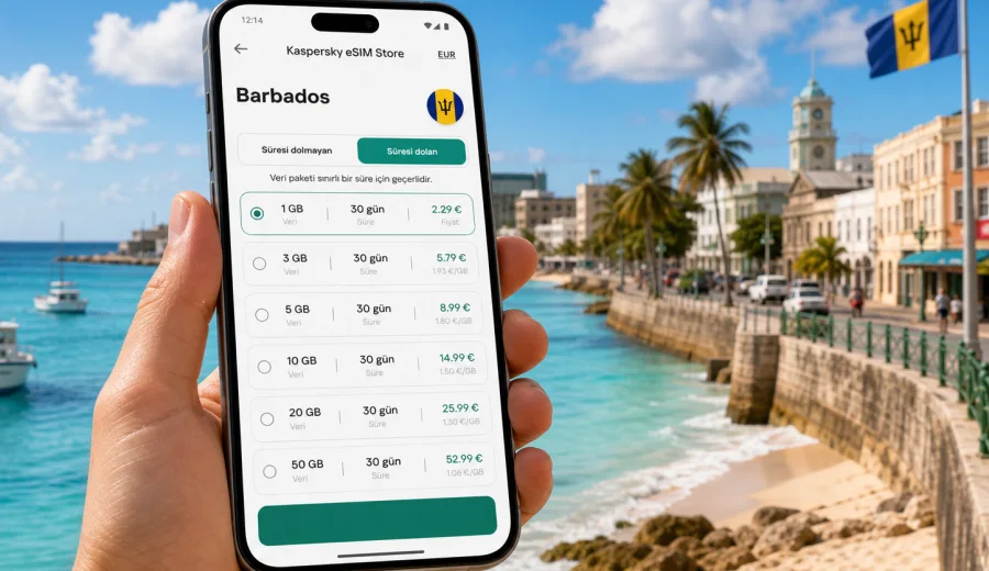 Barbados eSIM: mobil bağlantı ve internet