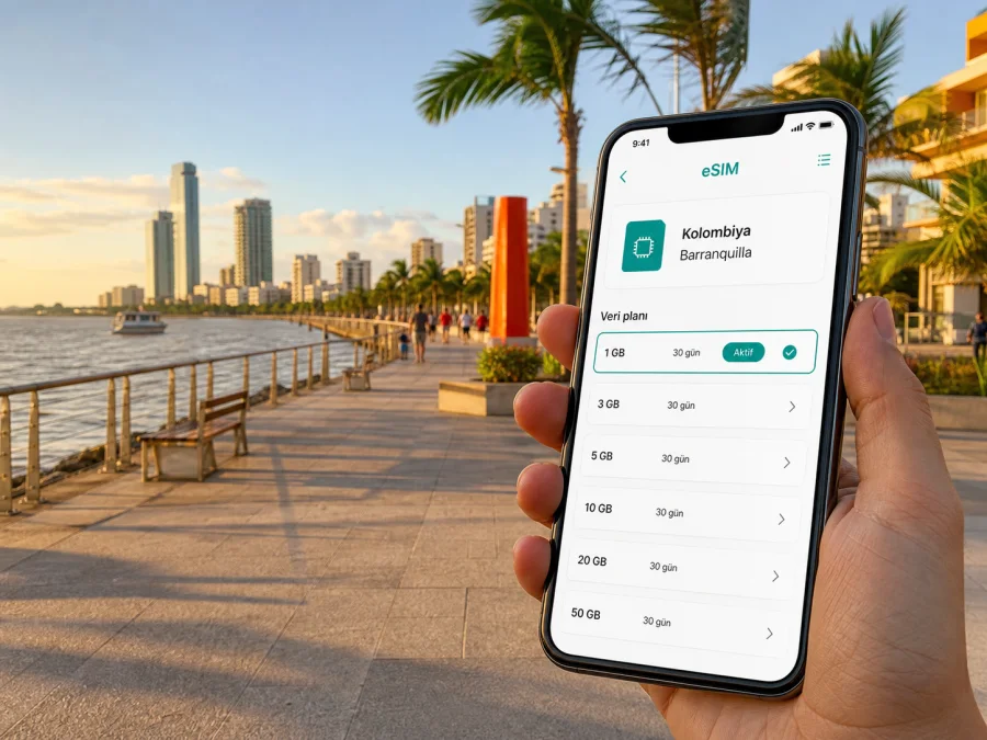 Barranquilla eSIM: mobil internet rehberi