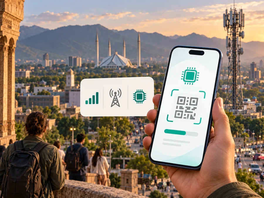 Ufone Pakistan eSIM: bağlantı ve aktivasyon
