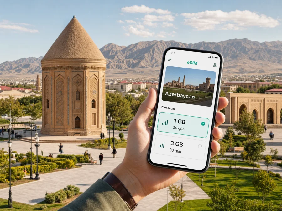 Nahçıvan eSIM: mobil internet ve bağlantı