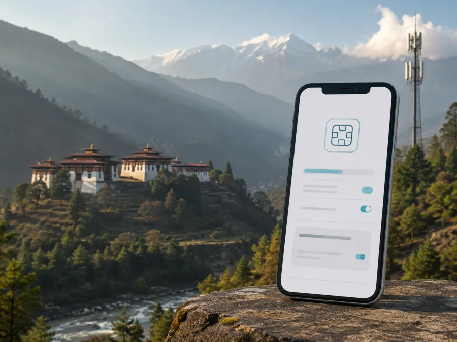 B-Mobile Butan eSIM: bağlantı ve aktivasyon