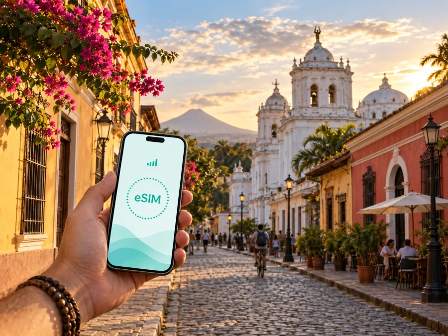 Leon'da eSIM: Nikaragua için mobil internet rehberi