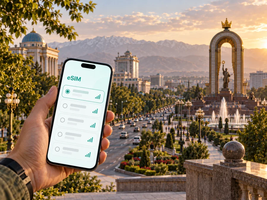 Duşanbe’de eSIM: mobil internet rehberi