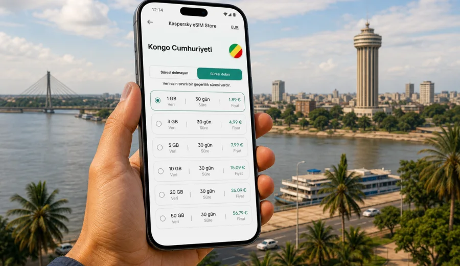 Kongo Cumhuriyeti eSIM ve mobil internet