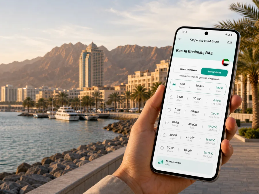 Ras Al Khaimah eSIM: mobil internet rehberi