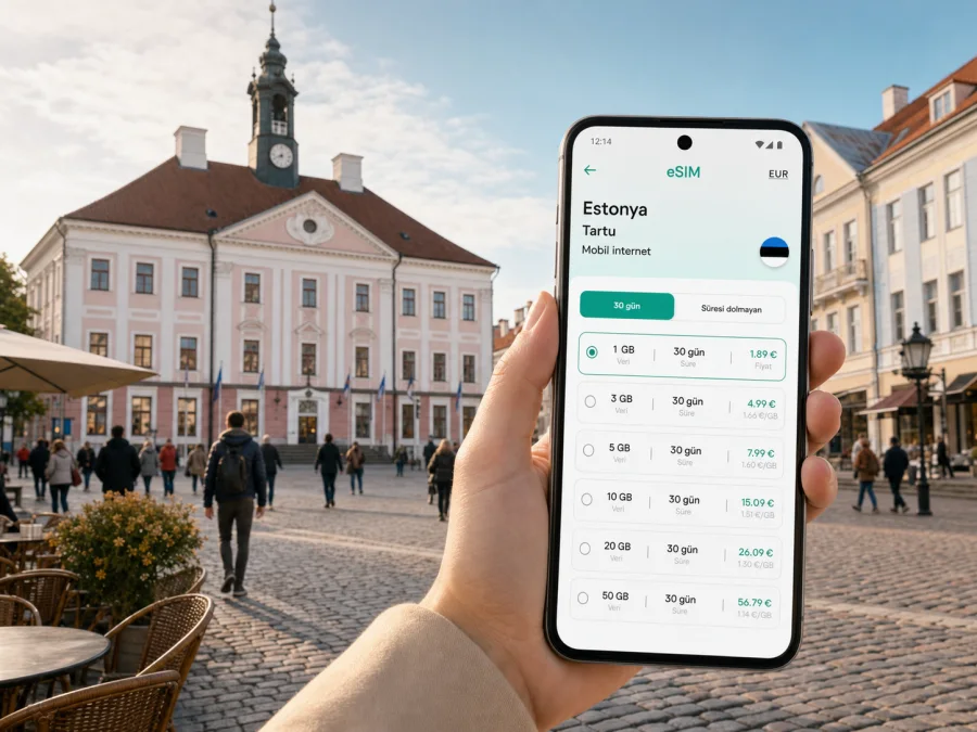 Tartu eSIM: mobil internet ve bağlantı rehberi