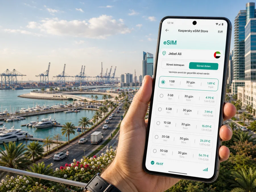 Jebel Ali eSIM: mobil internet rehberi