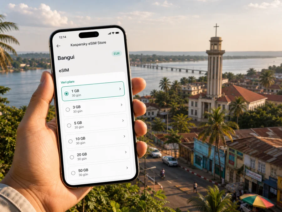 Bangui eSIM: mobil internet ve bağlantı rehberi