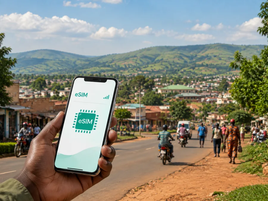 Nyagatare eSIM: mobil internet ve bağlantı