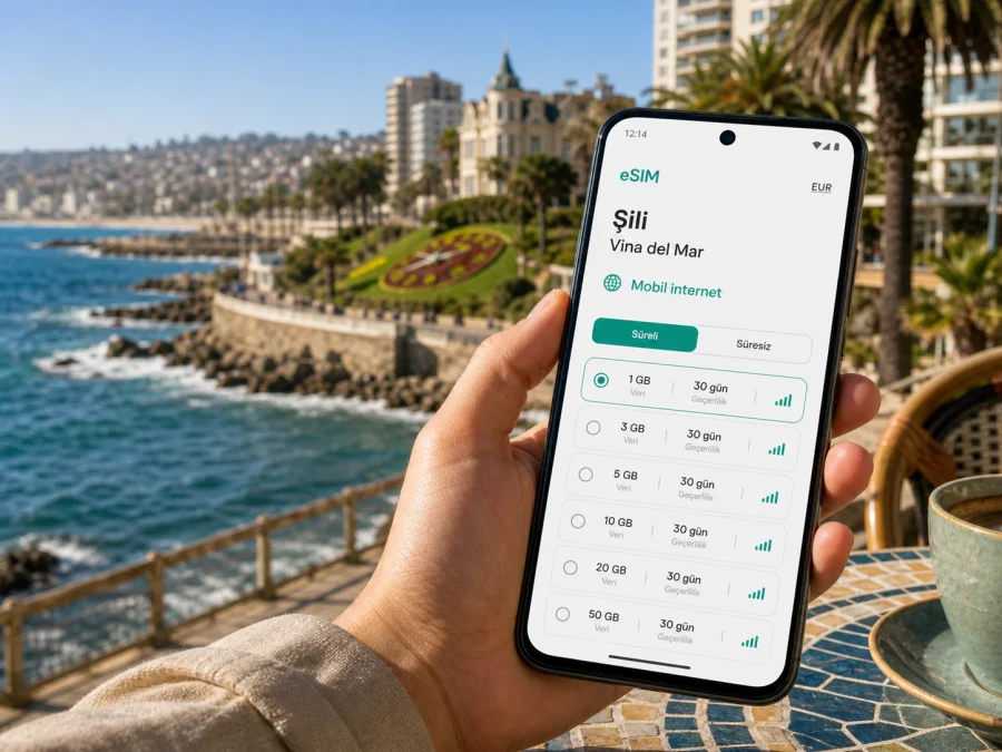 Vina del Mar eSIM ve mobil internet rehberi
