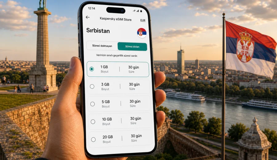 Sırbistan eSIM: mobil internet rehberi