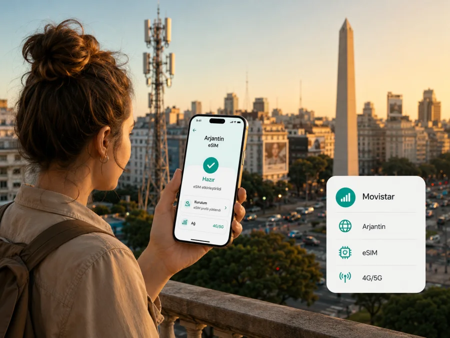 Movistar eSIM: Arjantin’de Kullanım ve Aktivasyon
