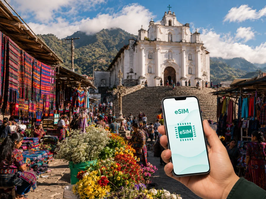 Chichicastenango eSIM: Guatemala gezi rehberi