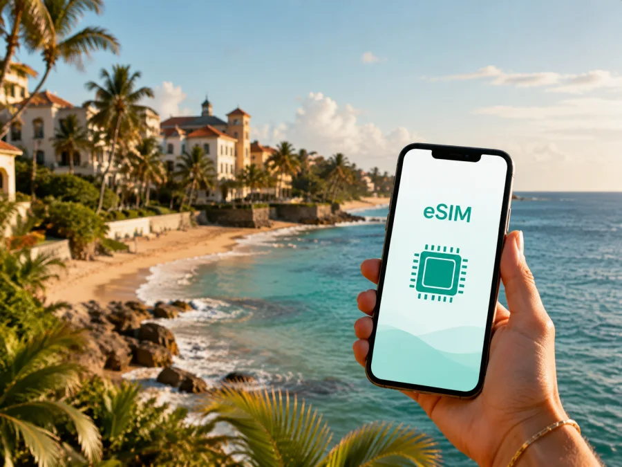 Dorado eSIM: Porto Riko’da mobil internet