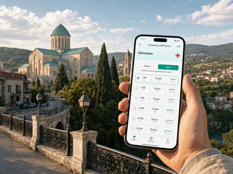Kutaisi eSIM: mobil internet ve bağlantı rehberi
